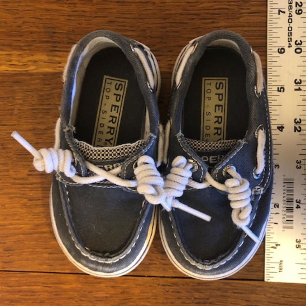 Blue Sperry Boatshoes (Infant size 5)